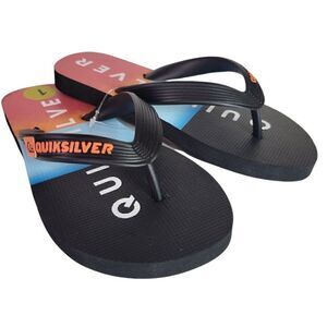 Quiksilver Kids Flip Flops Boys Java Everyday Sunset (Size 1)